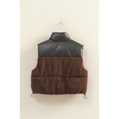 Sherpa Pu Puffer Vest