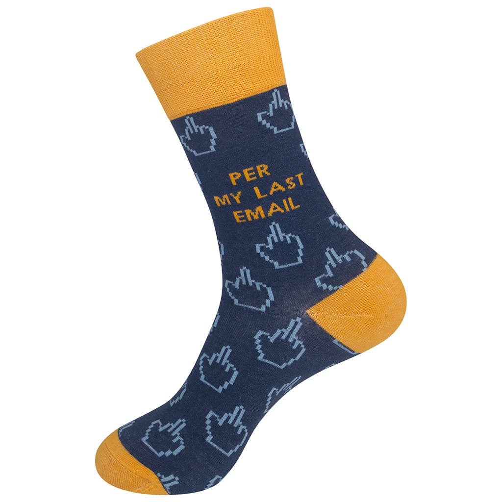Per My Last Email Socks | Funatic