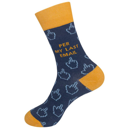 Per My Last Email Socks | Funatic