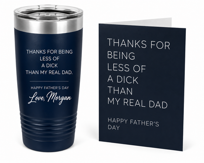 Step-Dad Fathers Day Card - Perfect Gift for Step-Dads, Funny gift, Ideal for Expressing Gratitude and Love, Celebrate Him