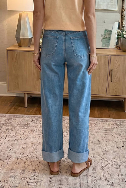 66 Seam Rivet Detail Regular Fit Ankle Length Jeans (4-16)