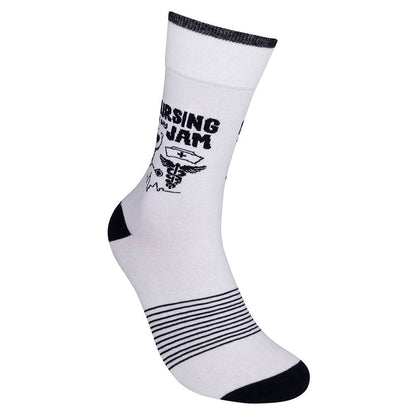 Nursing Is My Jam Socks- CLOSEOUT | Funatic