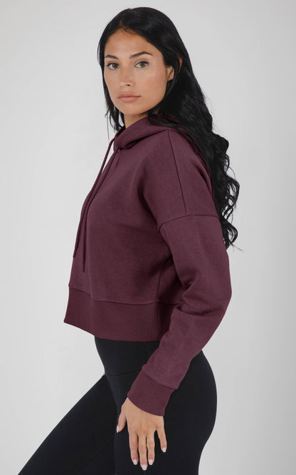 Women's Lux Fleece Solid Pullover Hoodie