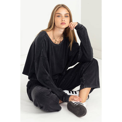 DZ23G341-Oversized Sweatshirt