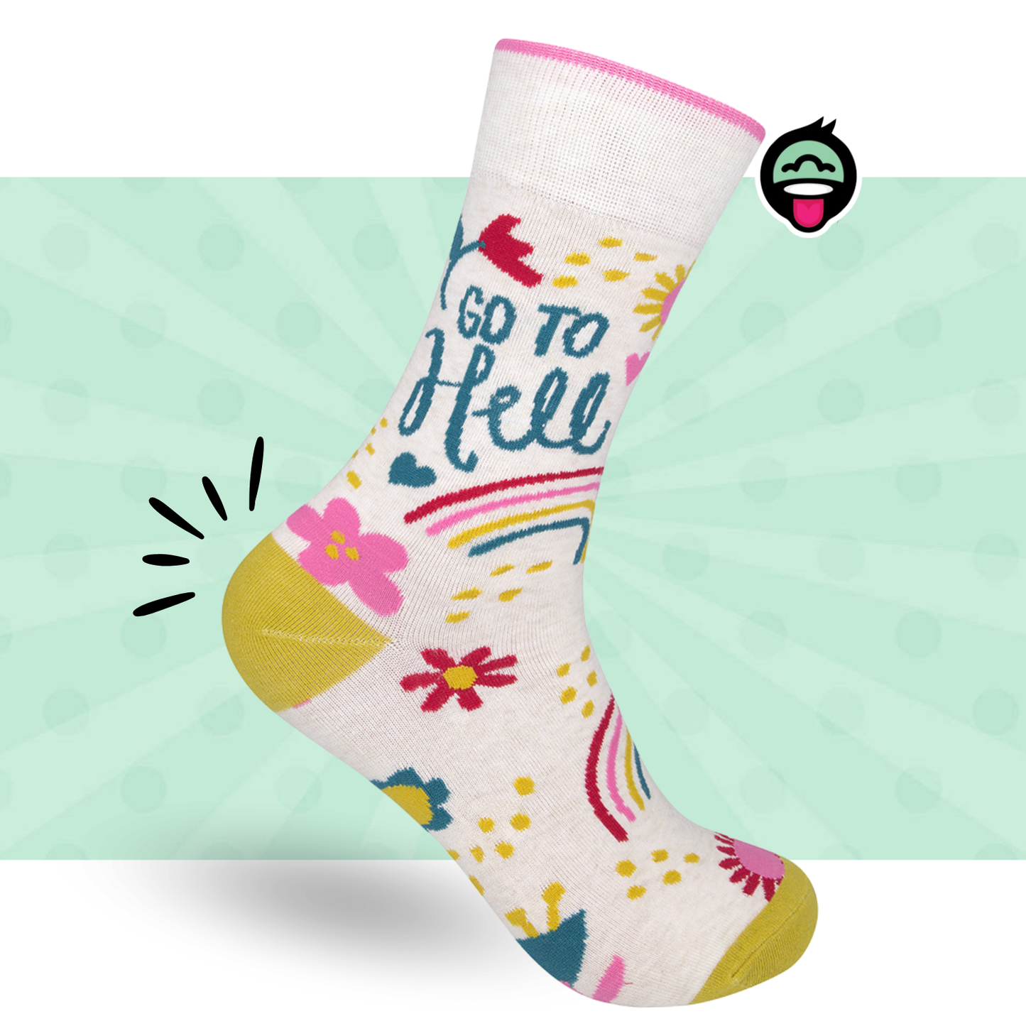 Go To Hell Socks | Funny Unisex | Funatic