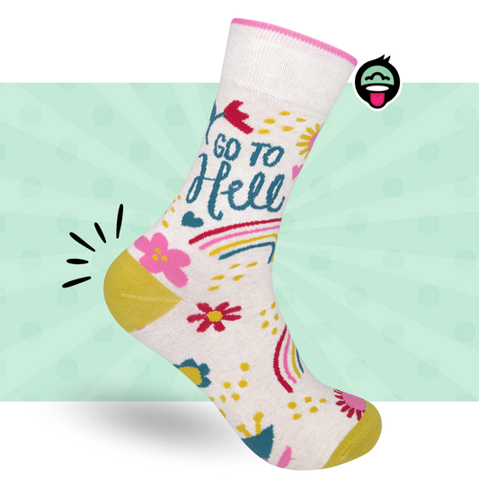 Go To Hell Socks | Funny Unisex | Funatic