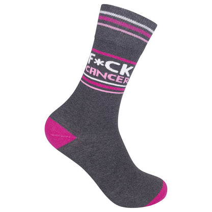 F*Ck Cancer Socks – Pink - Closeout | Funatic