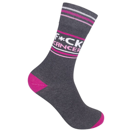 F*Ck Cancer Socks – Pink - Closeout | Funatic