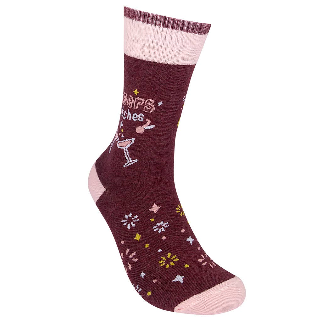 Cheers Bitches  Socks - Closeout | Funatic
