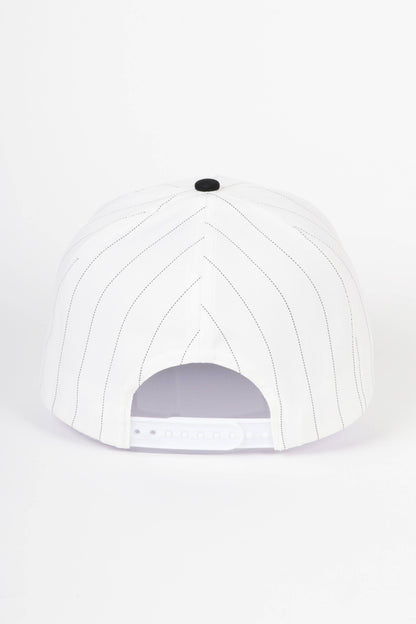Pinstripe Two-Tone Baseball Cap