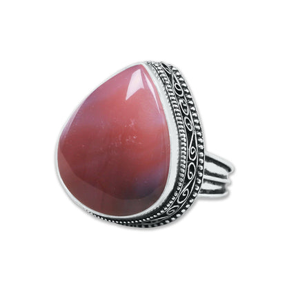 Artisanal Silver-Plated Statement Rings – Assorted Gemstones with Designer Bands (US Sizes 6–10, Non-Adjustable)