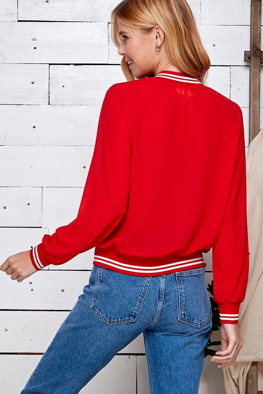 Varsity Zip Track Bomber