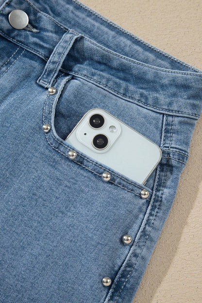 66 Seam Rivet Detail Regular Fit Ankle Length Jeans (4-16)