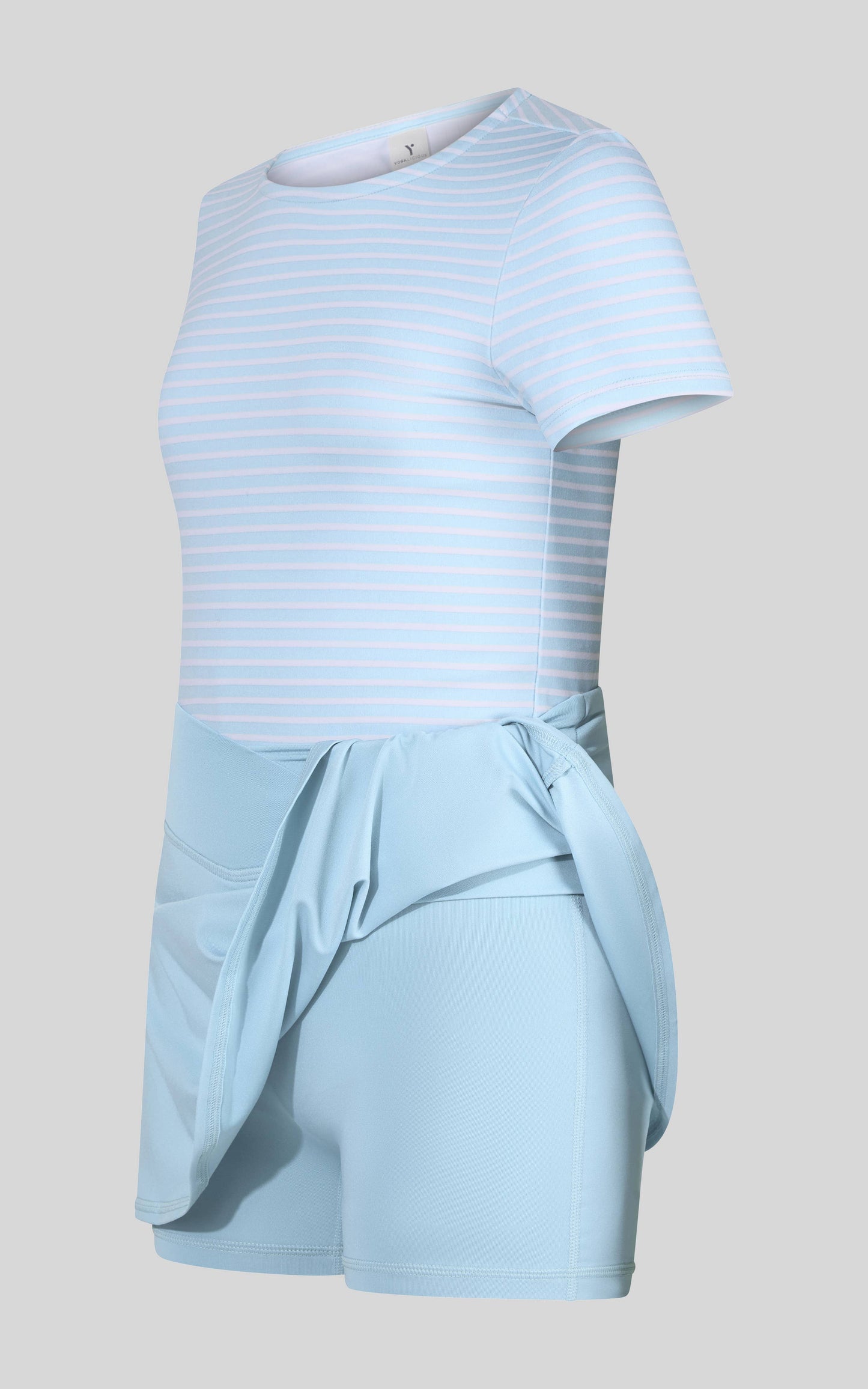 Little Girls Short Sleeve Tee, Crossover Skort, Fanny bag