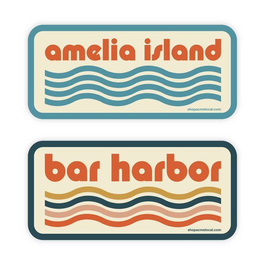 Waves Customizable Sticker