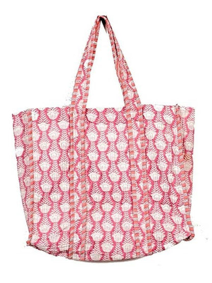 Organic Reversible Quilted Tote Bag | 40P575