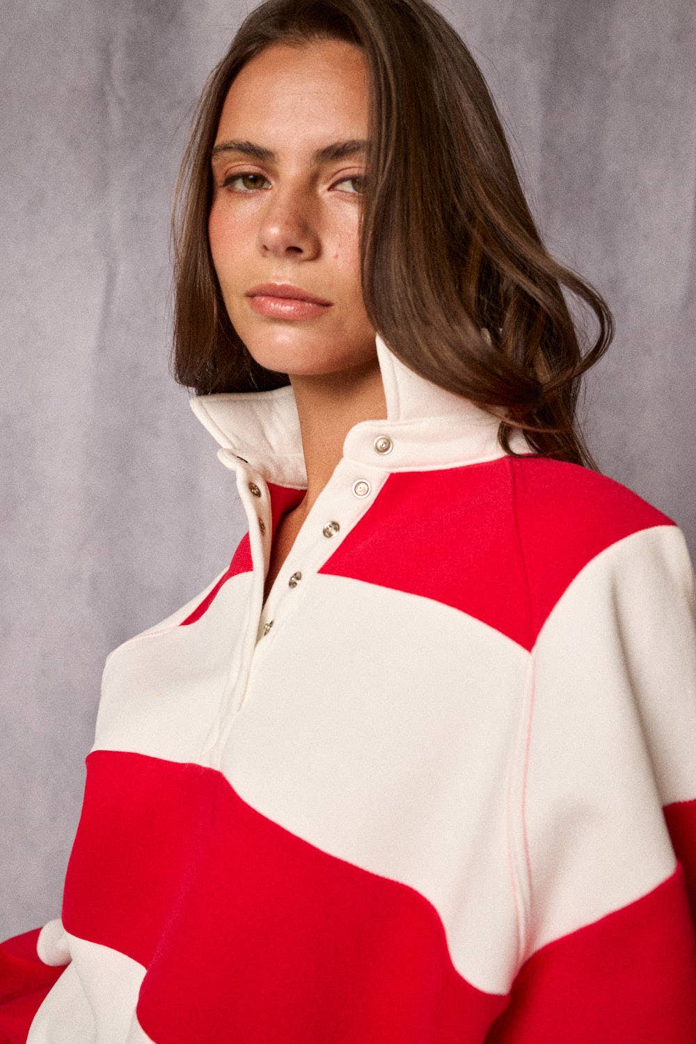 PT16060-3 - Everly Striped Pullover