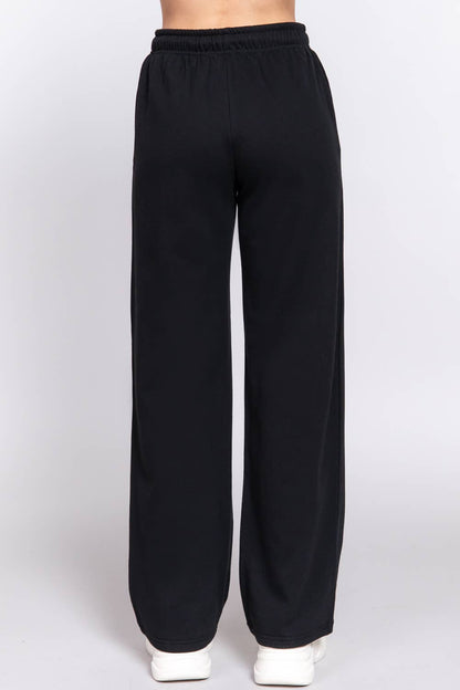 Straight Leg Inner Fleece Jogger Pants