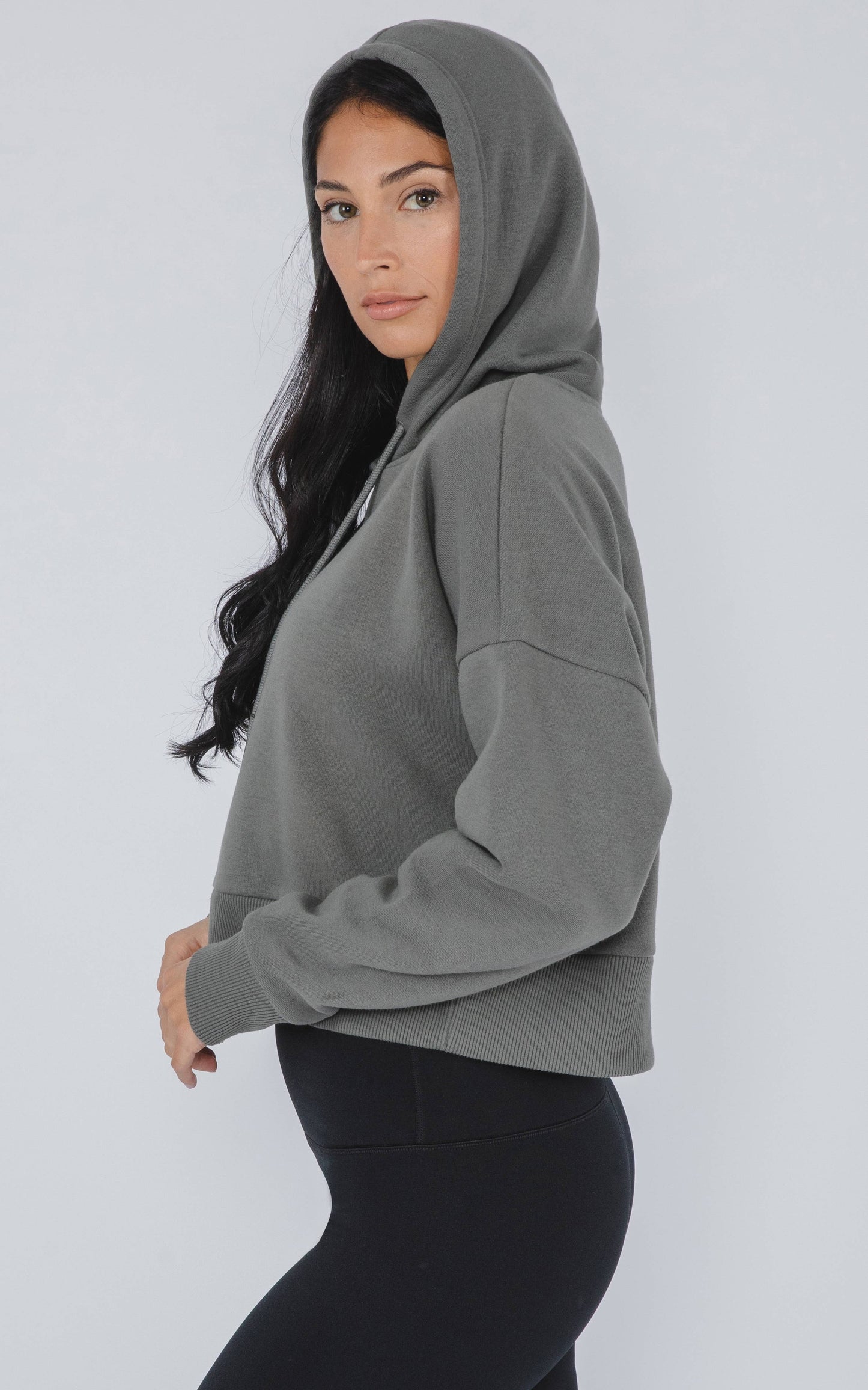 Women's Lux Fleece Solid Pullover Hoodie