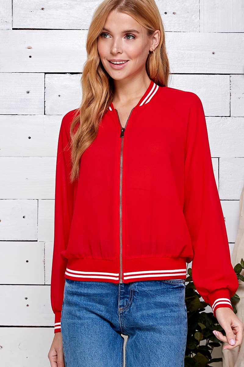 PLUS Varsity Zip Track Bomber