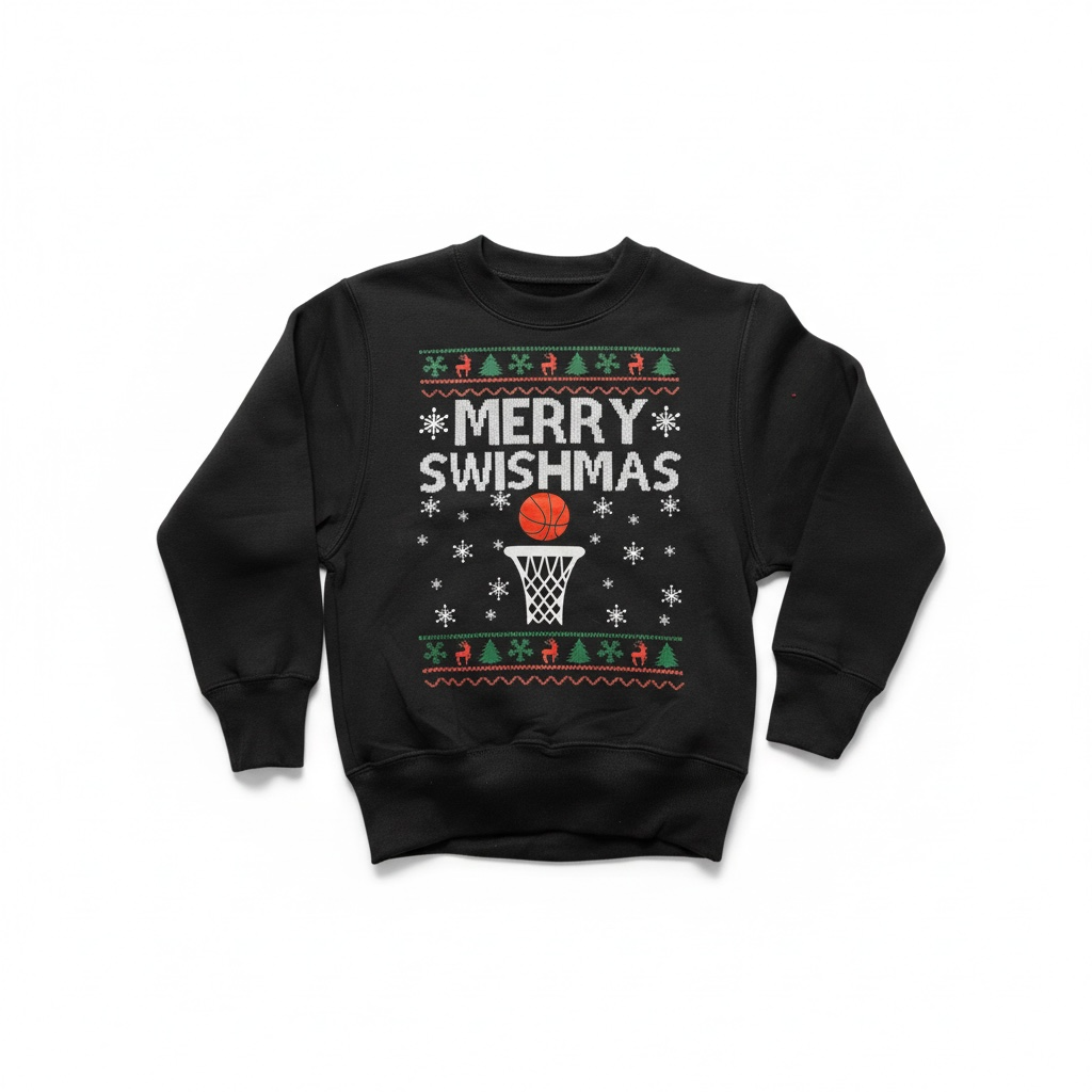 Merry Swishmas Youth Sweatshirt