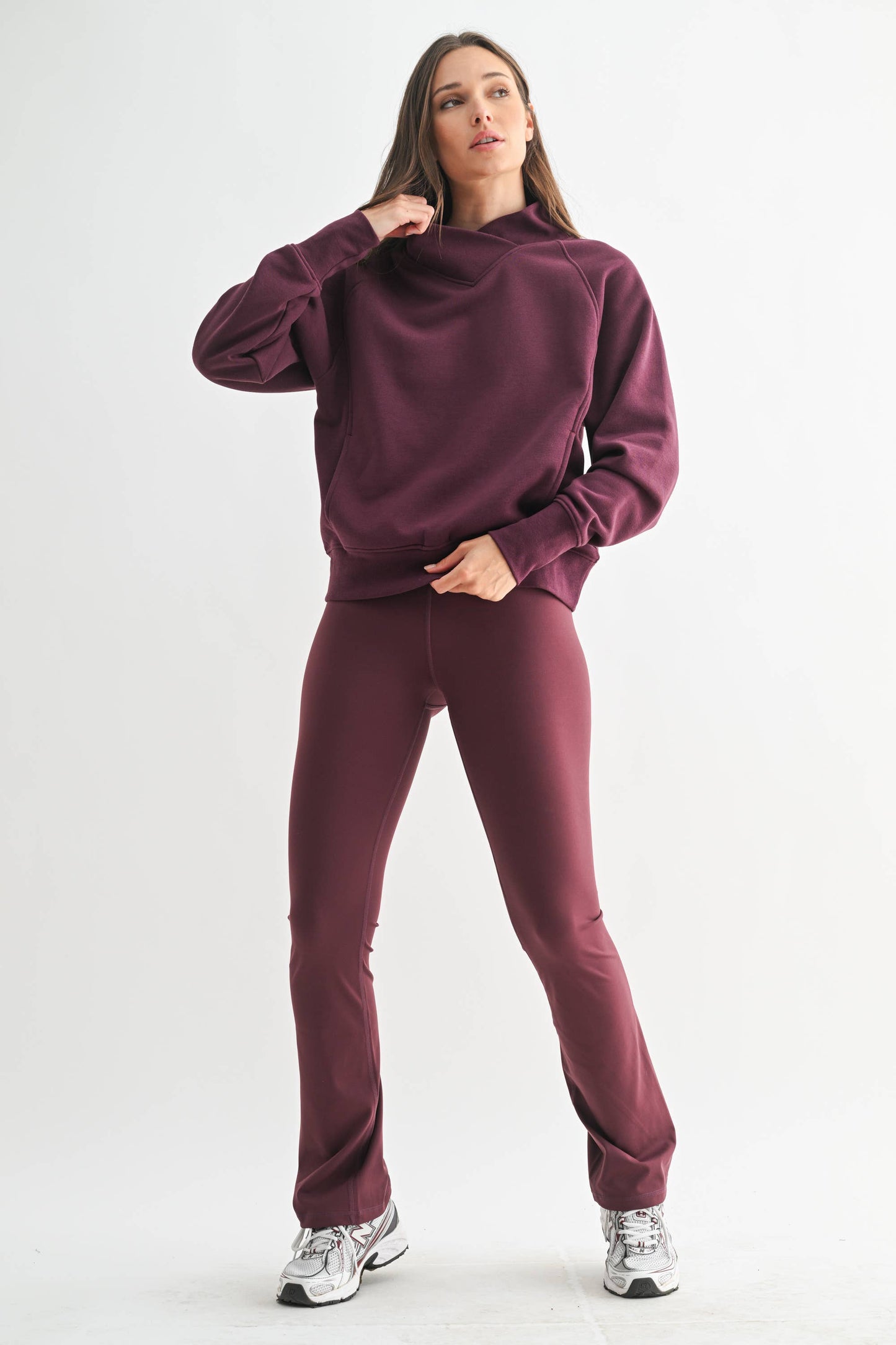 Hearthline Fleece Mock Neck Sweater