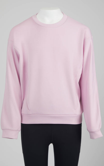 Tween Girls Soft Scuba Zuri Crew Neck Everyday Sweatshirt