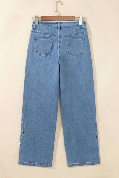66 Seam Rivet Detail Regular Fit Ankle Length Jeans (4-16)