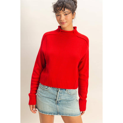 High Roll Neck Sweater