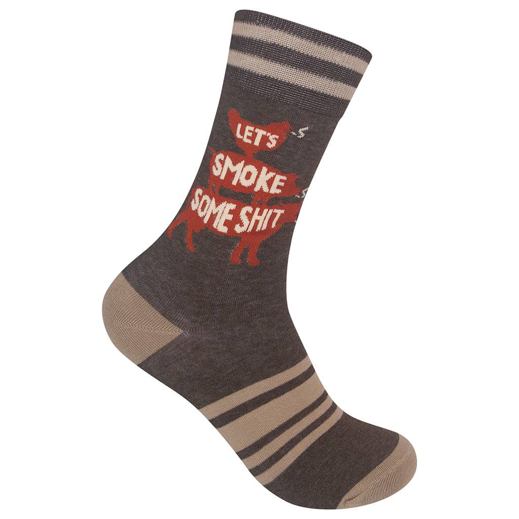 Let's Smoke Some Shit Bbq Socks | Funny | Funatic