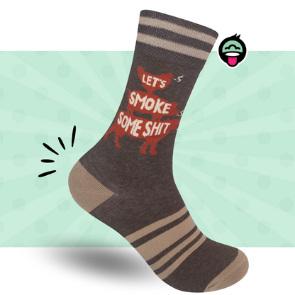 Let's Smoke Some Shit Bbq Socks | Funny | Funatic