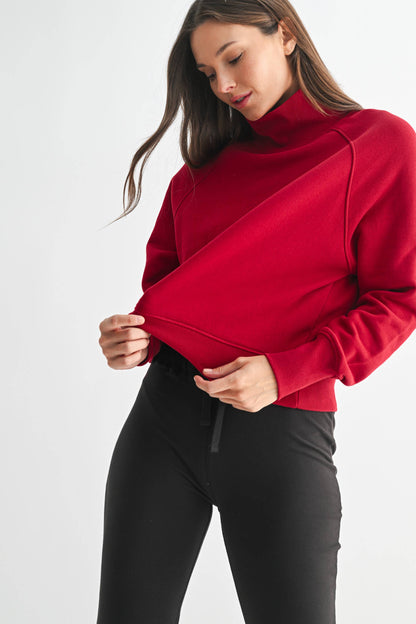 Malibu Raglan Sleeve Turtleneck