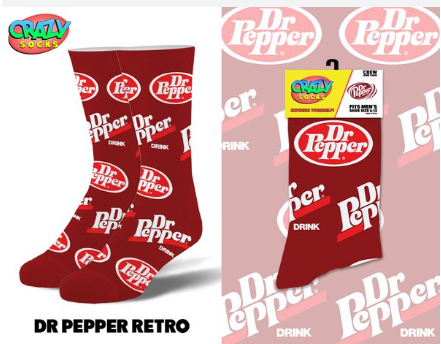 Dr Pepper Retro - Mens Crew Folded