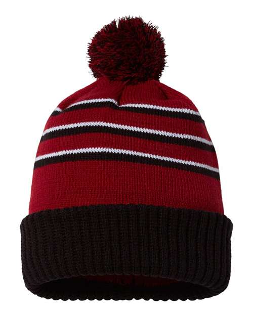 Pom Cuffed Beanie