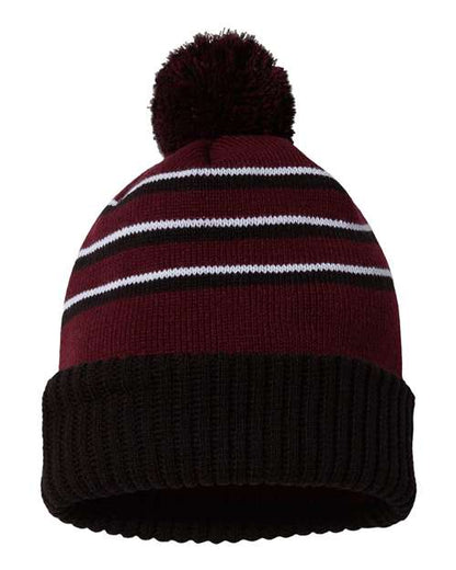 Pom Cuffed Beanie