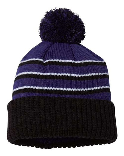 Pom Cuffed Beanie