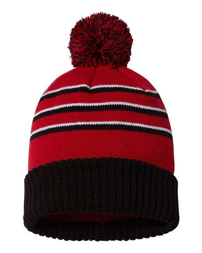 Pom Cuffed Beanie