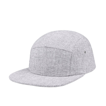 HatPhile Urban Weave 5-Panel Hat – Modern Minimalist Texture for Everyday Streetwear