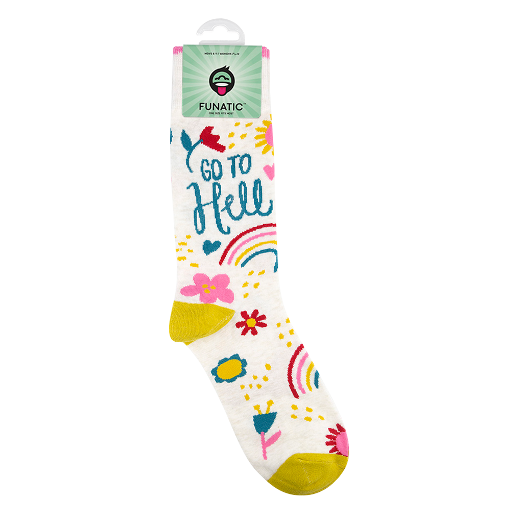 Go To Hell Socks | Funny Unisex | Funatic