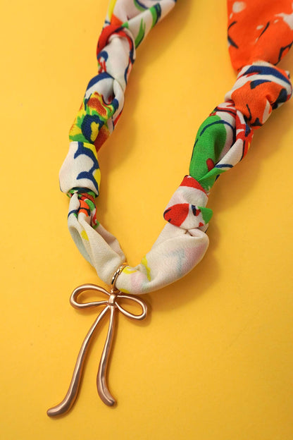 HANDMADE SCARF CHARM NECKLACE | 80N91790
