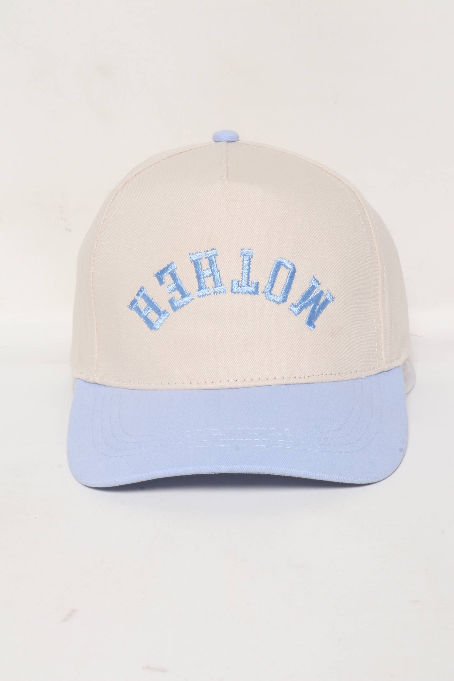 MOTHER Upside Down embroidery in Two Tone Baseball Cap
