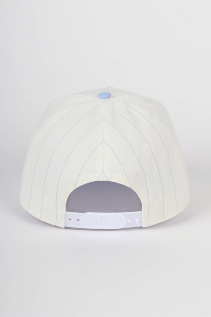 Pinstripe Two-Tone Baseball Cap