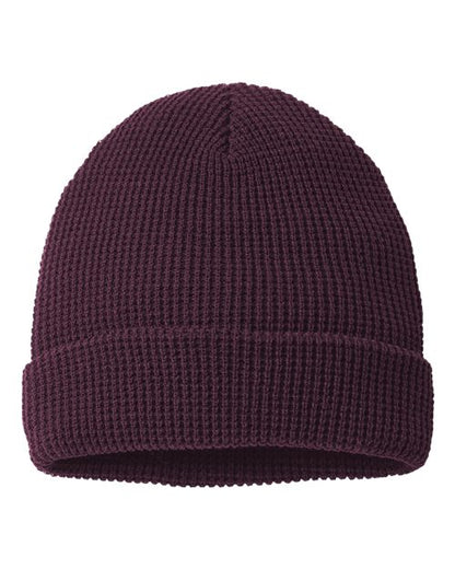 Waffle Cuffed Beanie