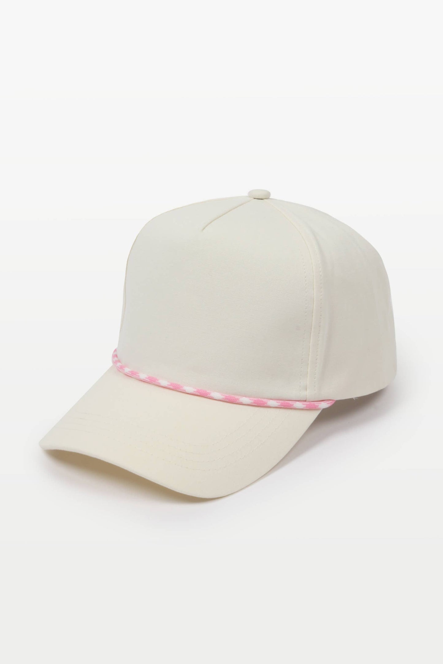 Canvas 5 Panel Hat with Rope