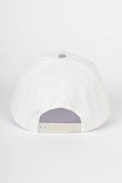 Pinstripe Two-Tone Baseball Cap