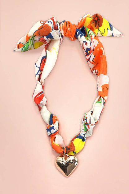 HANDMADE SCARF CHARM NECKLACE | 80N91790