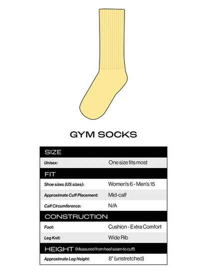 I ❤️ Pilates Gym Crew Socks