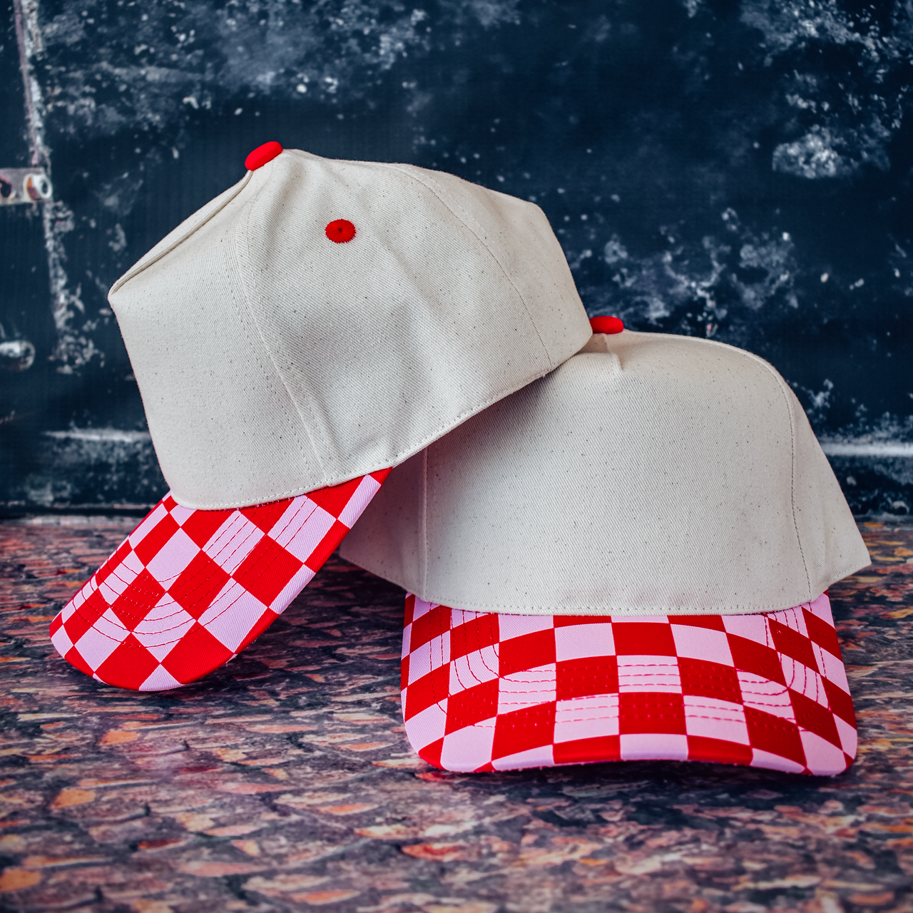 Canvas Front Checkered Bill Magna Pony™ Cap