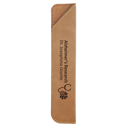 6 1/4" Leather Pen Sleeve