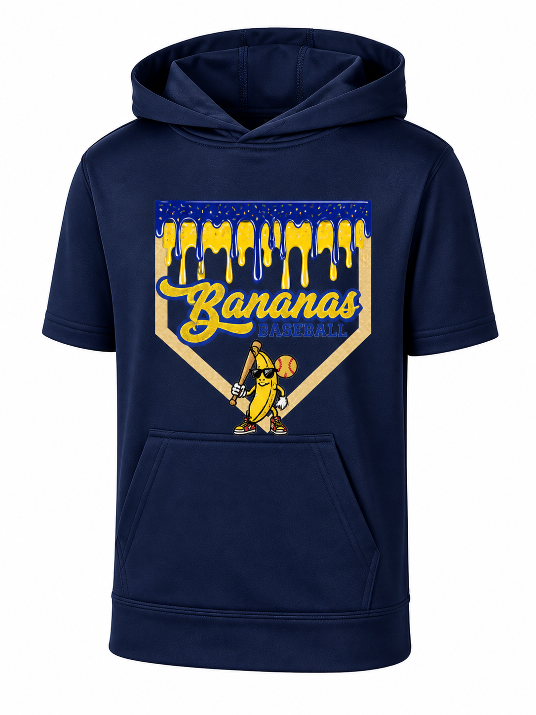 Bananas Short Sleeve Hoodie
